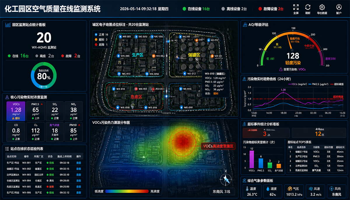 某工业园区空气质量监测案例